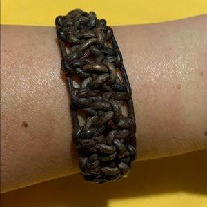 Leather bracelet